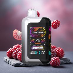 SMOK SPACEMAN SP40000 Disposable Vape Blackberry Razz 20ml E-Liquid Capacity 40000 Puffs