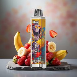 Uwin Crystal 10000 Puffs RGB Disposable Vape Strawberry Banana