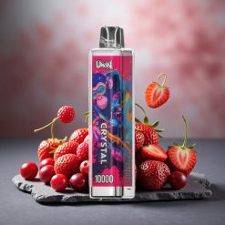 Uwin Crystal 10000 Puffs RGB Disposable Vape Strawberry Cranberry Cherry