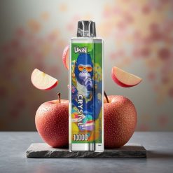 Uwin Crystal 10000 Puffs RGB Disposable Vape Two Apple
