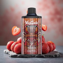 Vapsolo Super 15000 Puffs 40ml E-Liquid Disposable Vape Strawberry Vanilla Cola