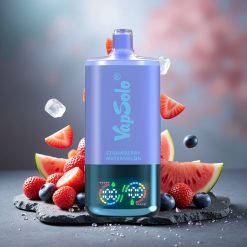 Vapsolo Triple 30000 Puffs 40ml E-Liquid Disposable Vape Strawberry Watermelon & Blueberry Ice