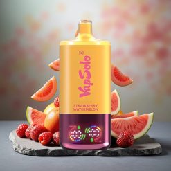 Vapsolo Triple 30000 Puffs 40ml E-Liquid Disposable Vape Strawberry Watermelon & Lemon Peach